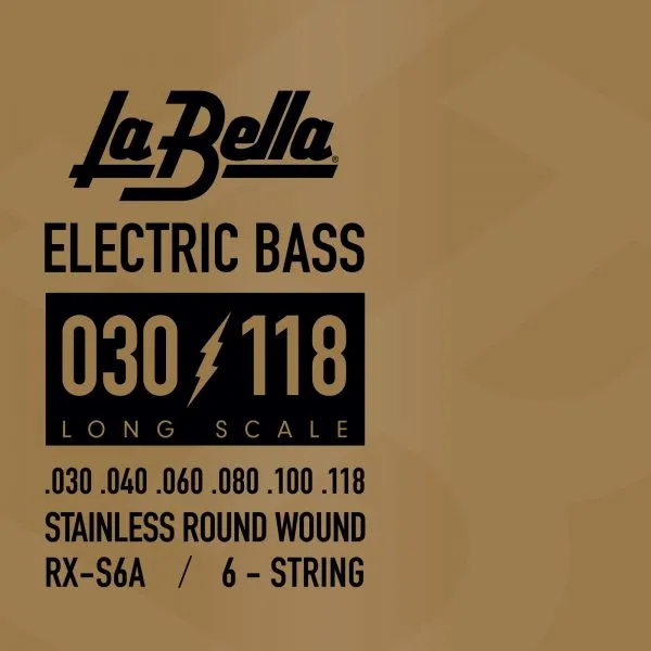 Струны для бас-гитары La Bella RX-S6A артикул 332688Si-1