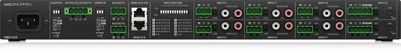 Микшер-усилитель трансляционный Lab.gruppen CMA1202 артикул 315086Si-1 фото 5