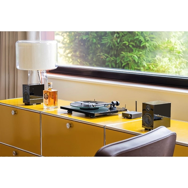 Проигрыватель винила Pro-Ject T1 EVO (OM 10), Piano Black артикул 336122Si-1 фото 5