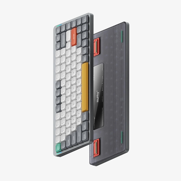 Беспроводная механическая клавиатура QMK Nuphy AIR75v2 Lunar Gray, RGB, Hot Swap, Blue Switch артикул 324473Si-1 фото 4