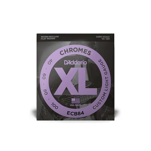 Струны для бас-гитары D'Addario ECB84 артикул 308108Si-1