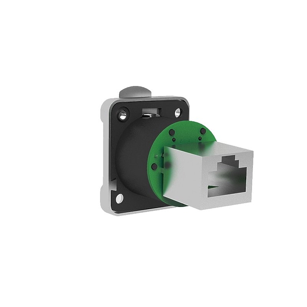Разъем панельный RJ45 Seetronic SE8FDNH-13 артикул 306564Si-1 фото 3
