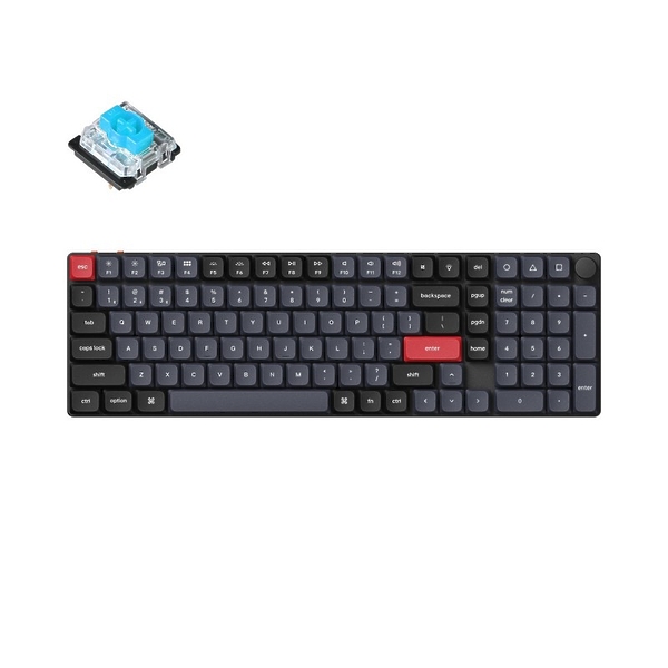 Беспроводная клавиатура Keychron K17 Pro, Gateron Blue Switch артикул 314923Si-1