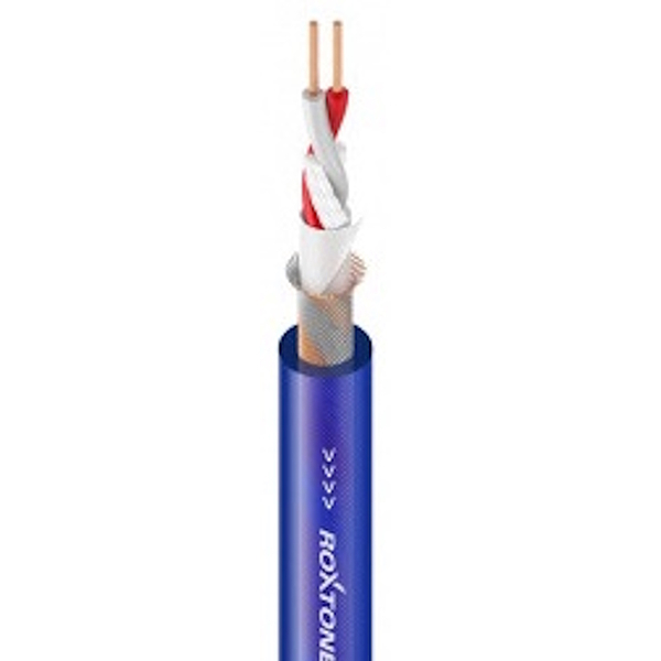 Кабель микрофонный Roxtone MC010/100 Blue артикул 313427Si-1