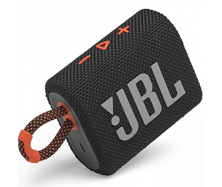 Портативная колонка JBL GO 3 Black Orange артикул 308898Si-1 фото 5