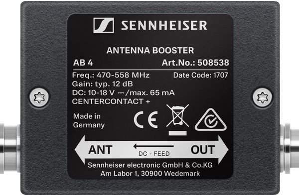 Антенный бустер Sennheiser AB 4-GW артикул 317695Si-1 фото 3