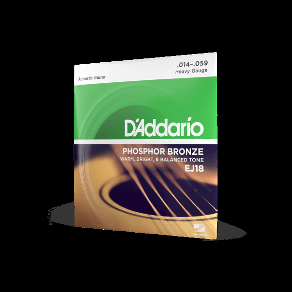 Струны для акустической гитары D'Addario EJ18 артикул 315278Si-1
