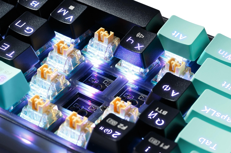 Игровая беспроводная клавиатура Redragon CASTOR PRO черно-красная артикул 324016Si-1 фото 13