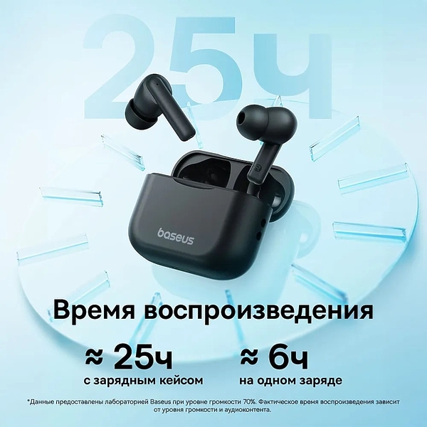 Наушники Baseus TWS Bowie E17 BK артикул 338235Si-1 фото 14