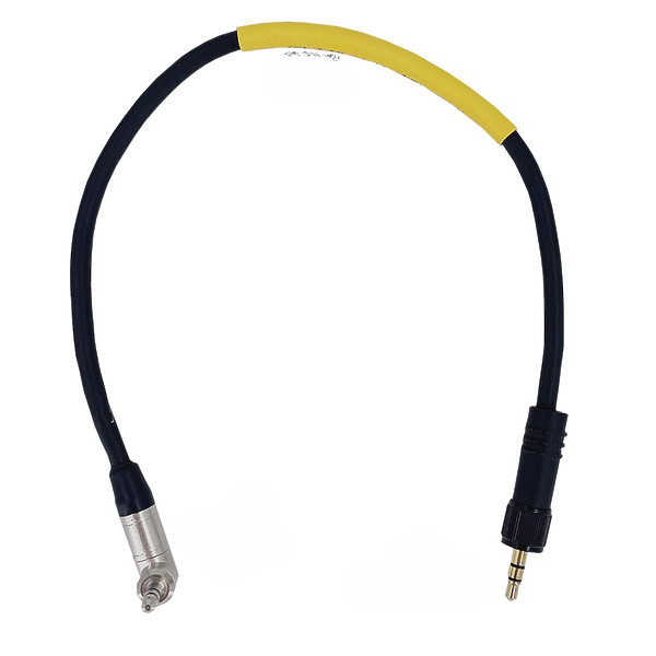 Кабель для радиосистем GS-PRO miniJackSt-screw - miniJackSt-R (CL 1-N) угловой 0.3 m Black артикул 335779Si-1