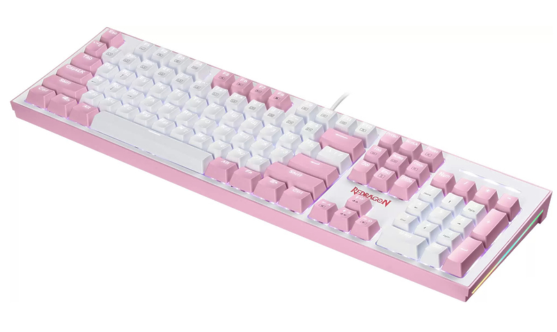 Клавиатура игровая Redragon HADES White Pink артикул 336406Si-1 фото 5