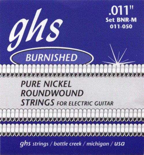 Струны для электрогитары GHS Strings BNR-M артикул 312507Si-1