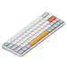 Беспроводная механическая клавиатура Nuphy AIR60v2 Ionic White, RGB, Hot Swap, Moss Switch