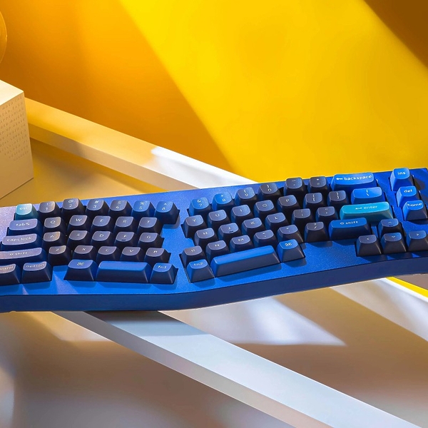 Механическая клавиатура Keychron QMK Keychron Q8 Alice-ANSI Knob, (68 кл.), RGB, Hot-Swap, Алюм.корпус, Barebone, синий артикул 318980Si-1 фото 4