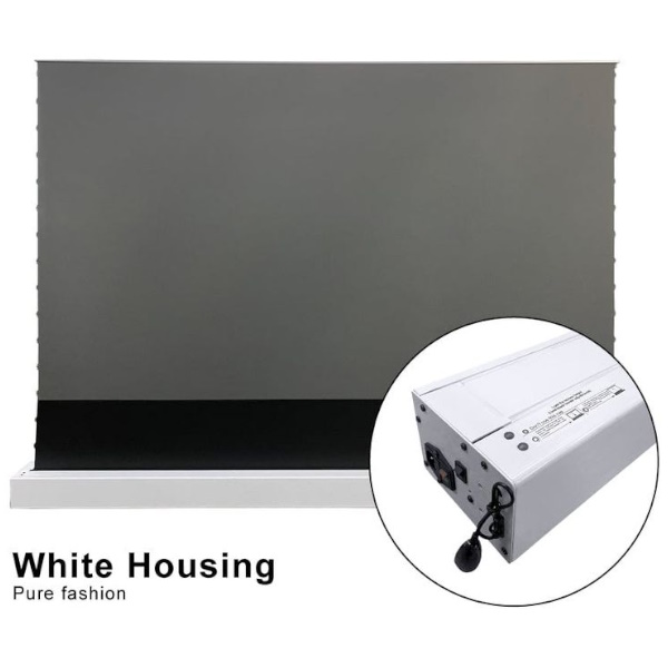 Напольный корпусный ALR-экран VividStorm S-Pro-P-White-120 артикул 318123Si-1 фото 3