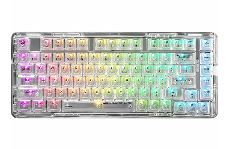 Клавиатура игровая Redragon ELF PRO Transparent White артикул 336401Si-1