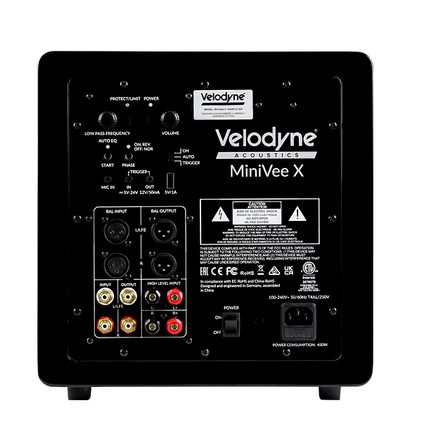 Сабвуфер Velodyne MiniVee X Black артикул 332073Si-1 фото 3