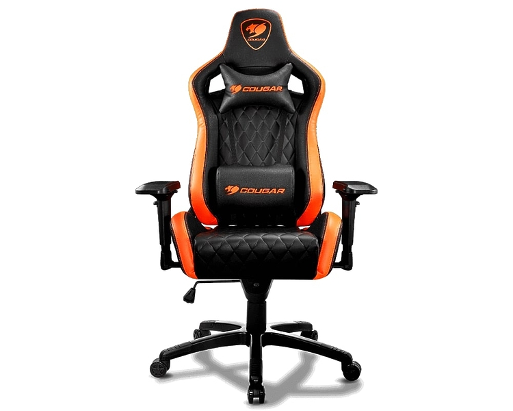 Кресло компьютерное игровое Cougar ARMOR S Black-Orange артикул 312568Si-1 фото 4