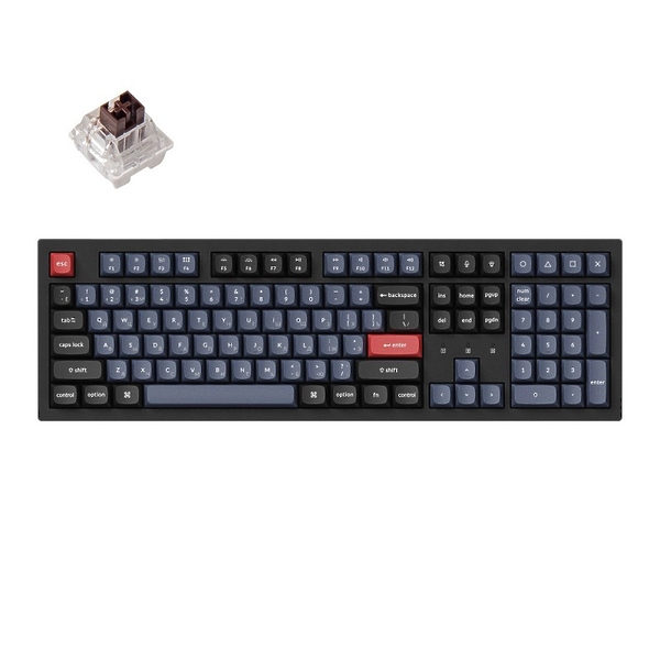 Беспроводная механическая клавиатура Keychron QMK K10 Pro, Hot-Swap, Keychron K pro Brown Switch артикул 318953Si-1