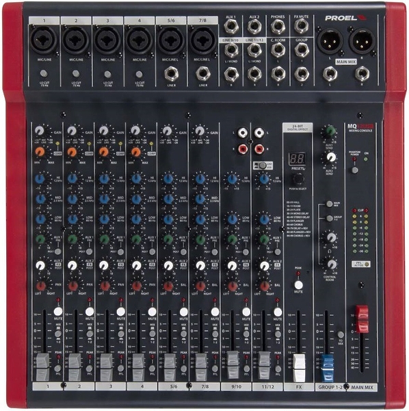 Микшер Proel MQ12USB артикул 309218Si-1