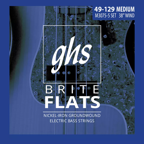 Струны для бас-гитары GHS Strings M3075 артикул 312462Si-1