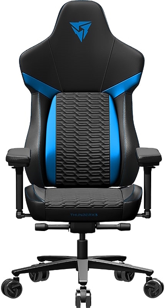 Кресло компьютерное игровое ThunderX3 CORE Racer Blue артикул 321593Si-1