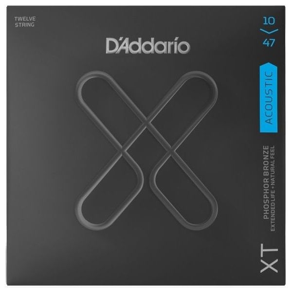 Струны для 12-струнной акустической гитары D'Addario XTAPB1047-12 артикул 308076Si-1