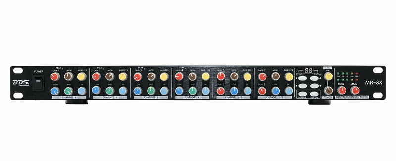 Микшер рэковый N-Audio MR-8X артикул 332201Si-1 фото 3