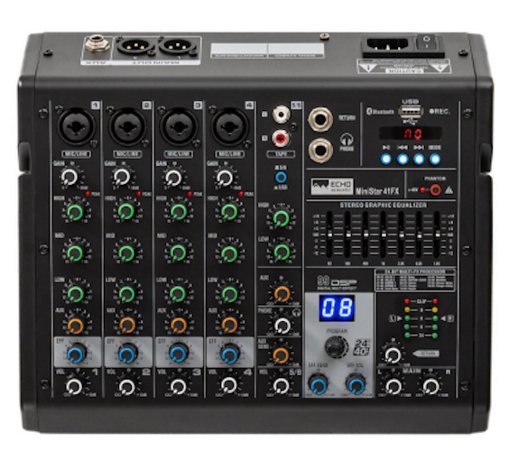 Микшерный пульт Echo Acoustic MiniStar 41FX артикул 330024Si-1