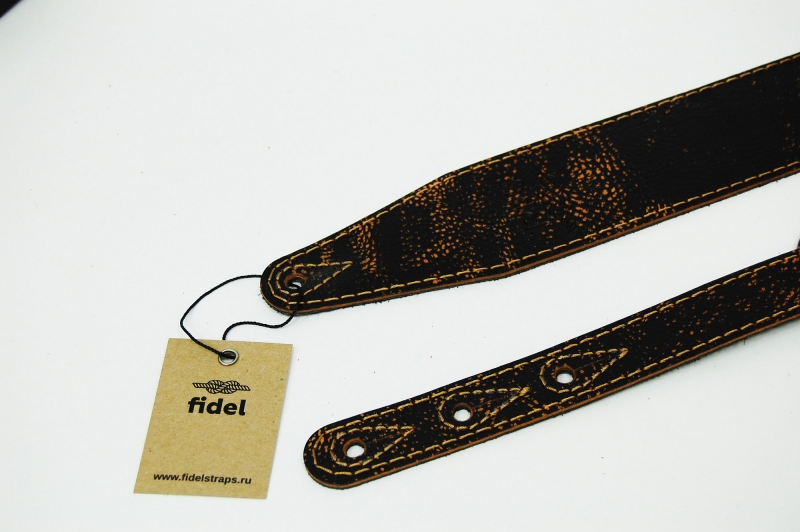Ремень для гитары Fidel FL60003L21 Leather 21 артикул 331696Si-1 фото 3