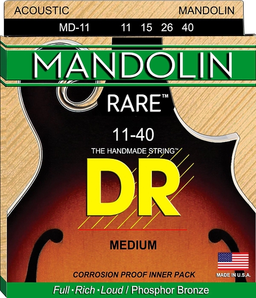 Струны для мандолины DR MD-11 артикул 333063Si-1