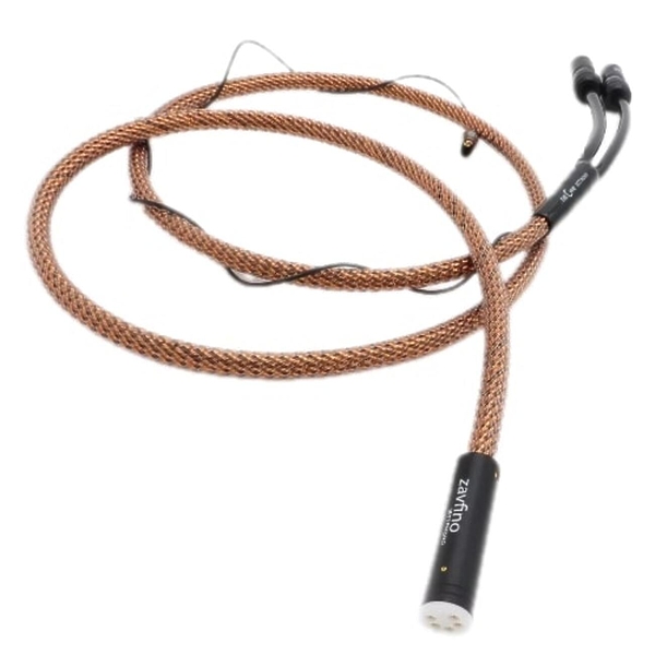 Кабель межблочный Zavfino The Cove Phono Cable w/24K Straight DIN-RCA (1.2M) артикул 326177Si-1