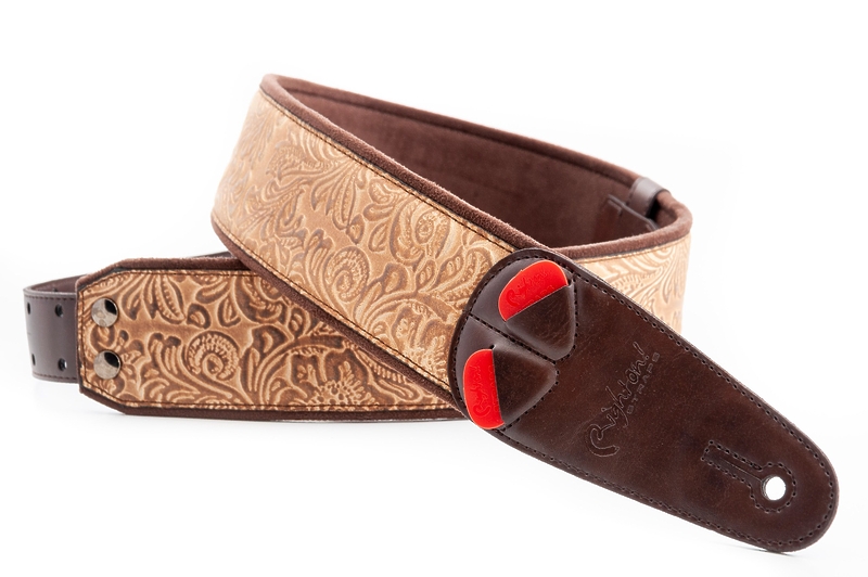 Ремень для гитары RightOn Straps Mojo Sandokan Beige артикул 331656Si-1