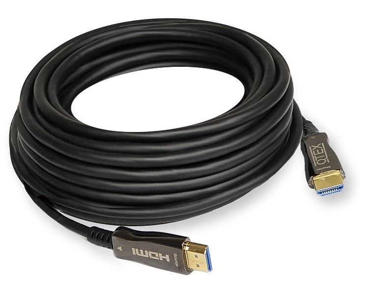 HDMI кабель Qtex HFOC-100-20, 20м артикул 320008Si-1