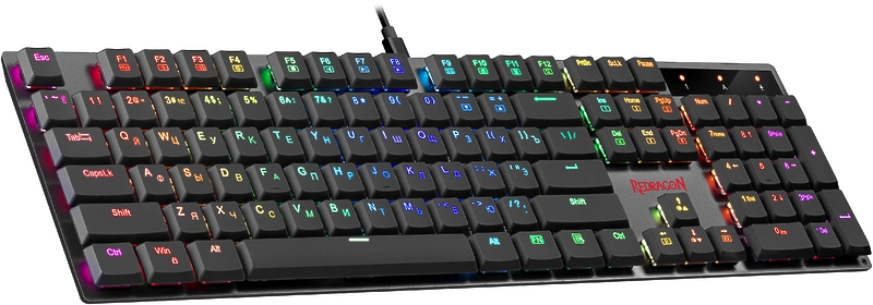Игровая клавиатура Redragon APAS черная артикул 324020Si-1 фото 3