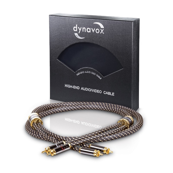 Кабель межблочный Dynavox Black Line Cinchkabel Stereo 1.5m (207481) артикул 314713Si-1 фото 4