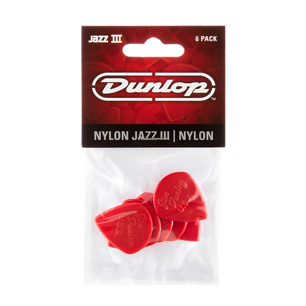 Медиаторы Dunlop 47P3N Nylon Jazz III (6 шт) артикул 319526Si-1