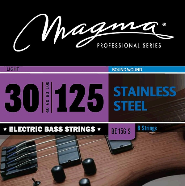 Струны для 6-струнной бас-гитары Magma BE156S артикул 334837Si-1