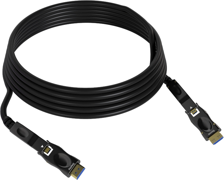 HDMI кабель Qtex HFOC-300D-25, 25м артикул 320034Si-1