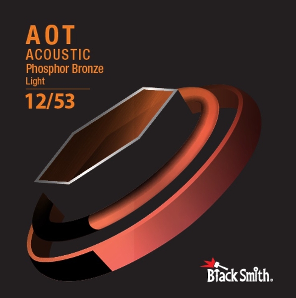 Струны для акустической гитары BlackSmith AOT Acoustic Phosphor Bronze Light 12/53 артикул 307591Si-1
