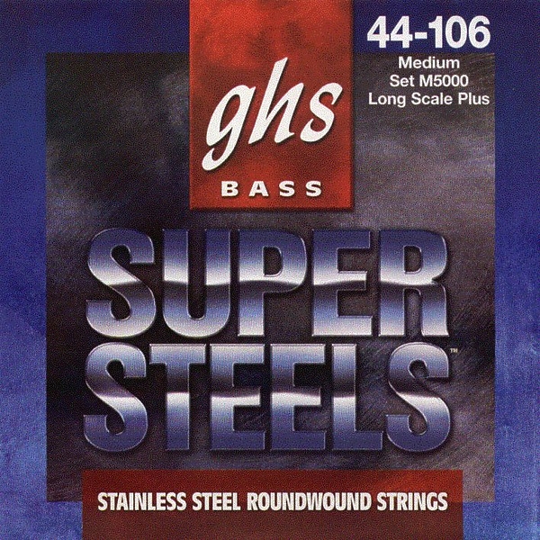 Струны для бас-гитары GHS Strings M5000 артикул 312463Si-1
