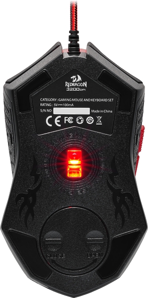 Игровой набор (мышь+коврик) Redragon M601BA артикул 324013Si-1 фото 12