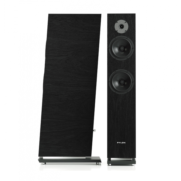 Напольная акустика PYLON AUDIO Diamond 28 Natural Veneer OAK, Lacquer Black артикул 308377Si-1
