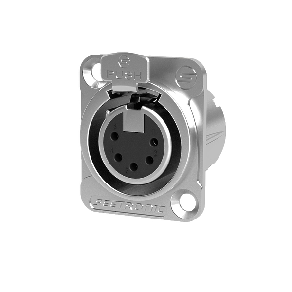 Разъем панельный XLR5 Seetronic MK5F2C артикул 306600Si-1