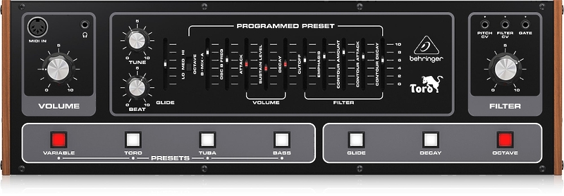 Синтезатор Behringer TORO артикул 327031Si-1