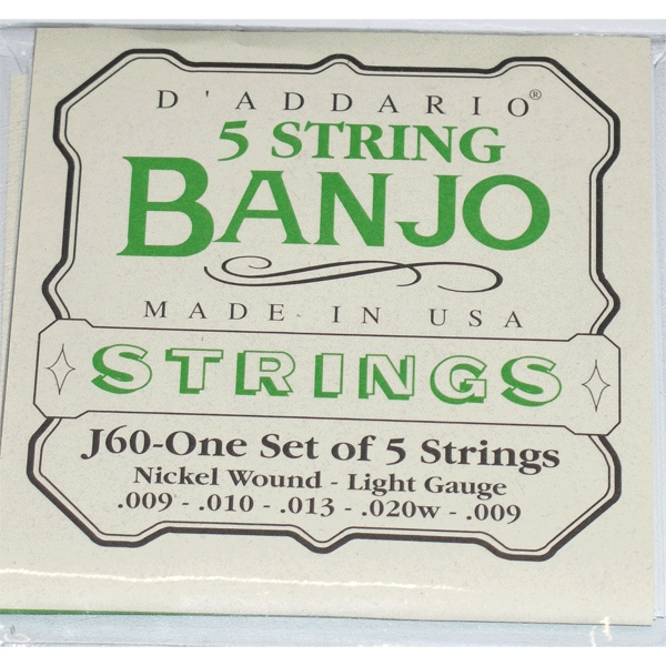 Струны для банджо D'Addario J60 артикул 315286Si-1 фото 3
