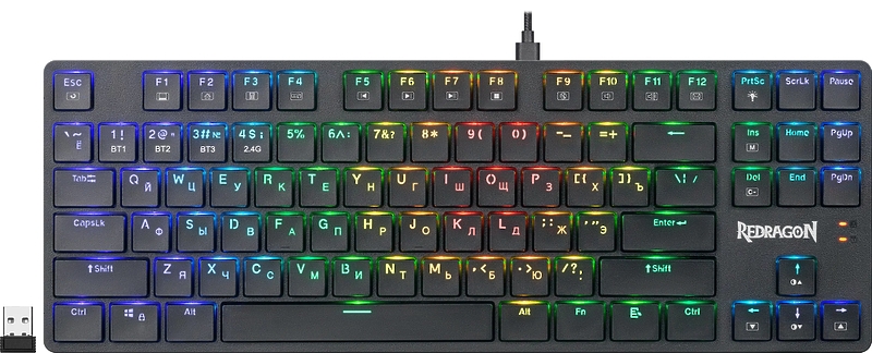 Игровая беспроводная клавиатура Redragon ANUBIS черная артикул 324014Si-1