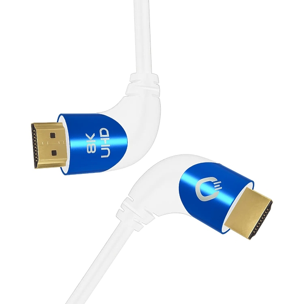 HDMI кабель Oehlbach PERFORMANCE Shape Magic 90 UHD White 1,5 m артикул 334761Si-1 фото 3