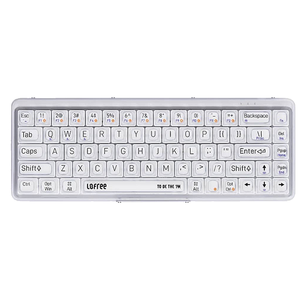 Беспроводная механическая клавиатура LOFREE OE907 1% Misty Semi Transparent Frosted артикул 330580Si-1
