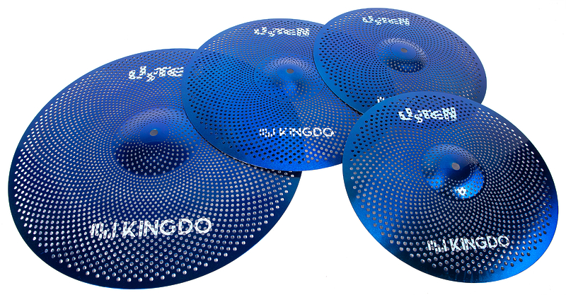 Комплект тарелок KINGDO LOW VOLUME SET 14"+16"+20" BLUE артикул 320604Si-1